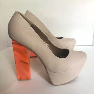 PARTY PUMP PLATFORM HEELS
